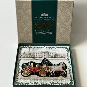 WHHA 2001 Christmas Ornament, A First Family's Carriage Ride